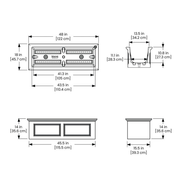 Fairfield 48in Garden Bed - Image 15